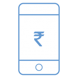 Phone icon with UI for the webpage of AMCS for Prompt Dairy Tech
