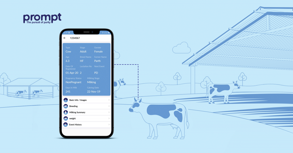 dairy farm management by Prompt Dairy Tech