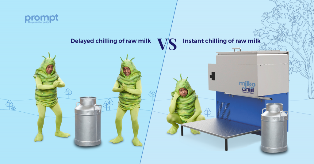 Instant milk chiller by Prompt Dairy Tech