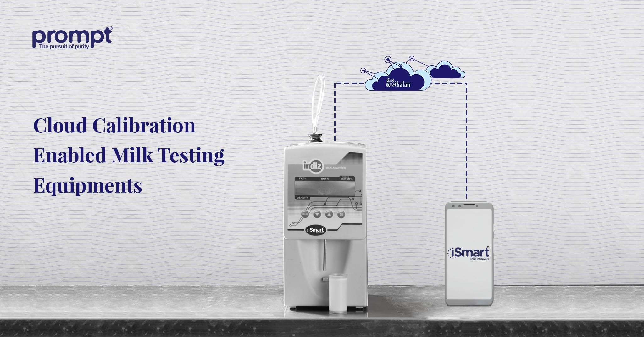 Cloud Calibration Enabled Milk Testing Equipment
