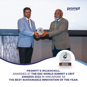 Awards and recognition by Prompt Dairy Tech