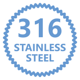 stainless steel logo by Prompt Dairy Tech