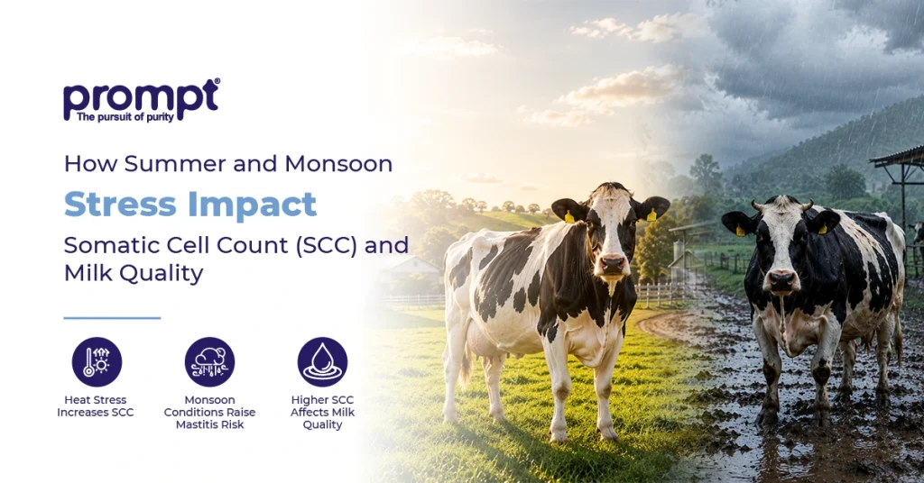 How Summer and Monsoon Stress Impact Somatic Cell Count (SCC) and Milk Quality