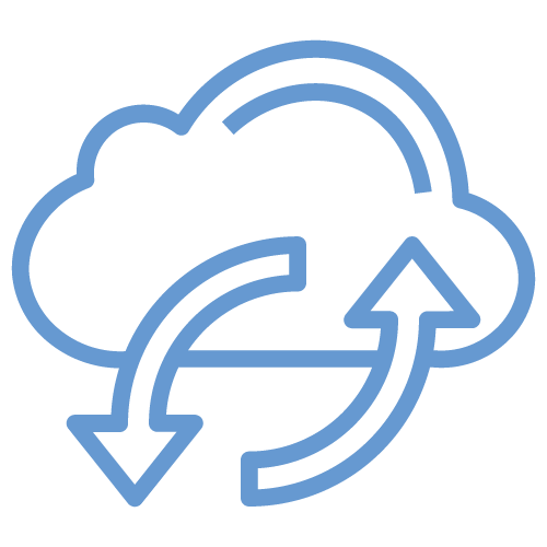 Automatic cloud synchronization through 4G connectivity