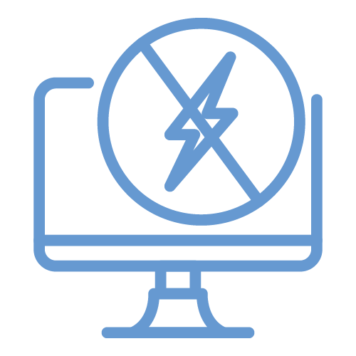 Continuous power supply monitoring and outage detection