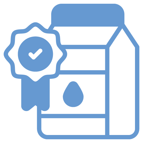 Food-grade construction for hygienic milk handling