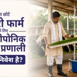 क्या छोटे डेयरी फार्म के लिए हाइड्रोपोनिक चारा प्रणाली सही निवेश है? Is a Hydroponic Fodder System Right Investment for a Small Dairy Farm