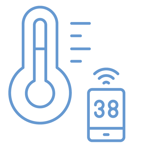 Real-time temperature monitoring